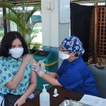 Vaksinasi sekolah pembangunan jaya